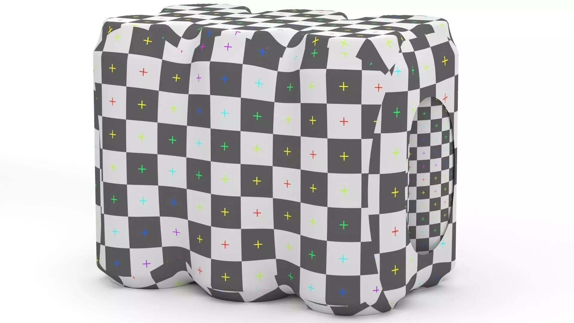 6 Pack 473ml Coca Cola Beverage Cans Packaging 3D model_16