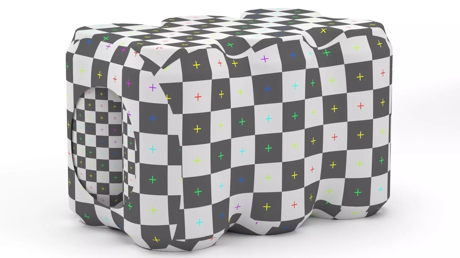 6 Pack 355ml Coca Cola Beverage Cans Packaging 3D model_16