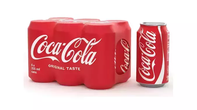 6 Pack 355ml Coca Cola Beverage Cans Packaging
