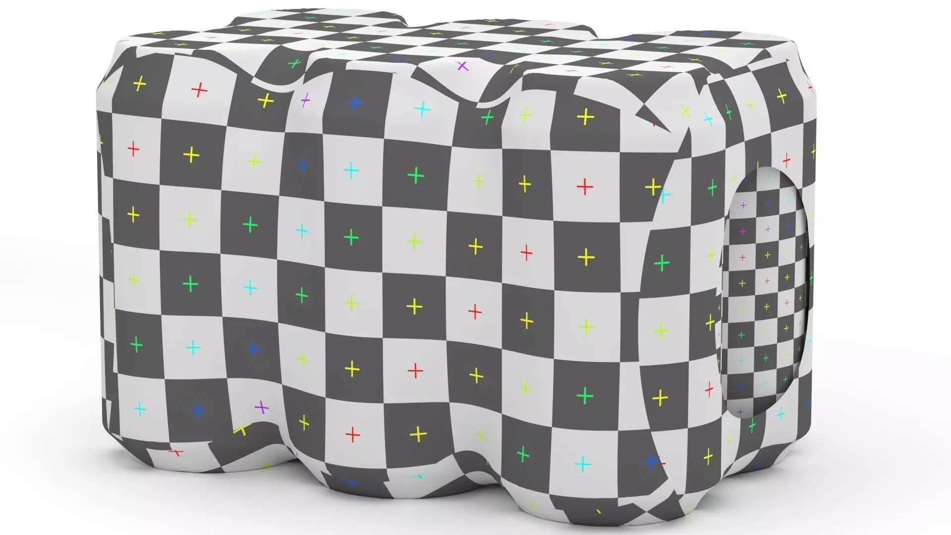 6 Pack 355ml Coca Cola Beverage Cans Packaging 3D model_17