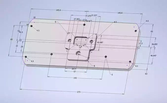 Haltech UC-10 Mounting and Sizing Template