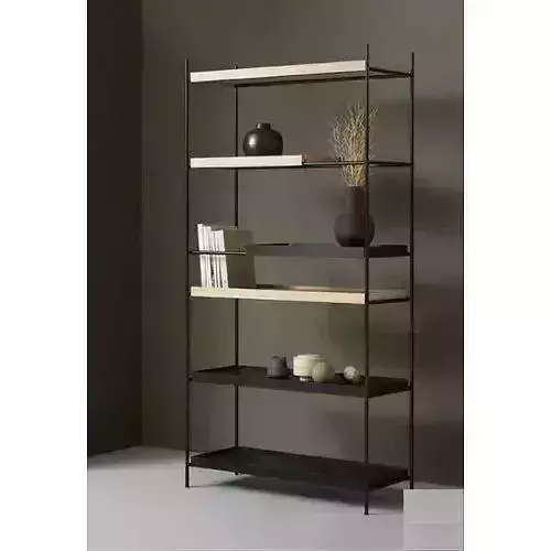 Metal Shelve with Decor