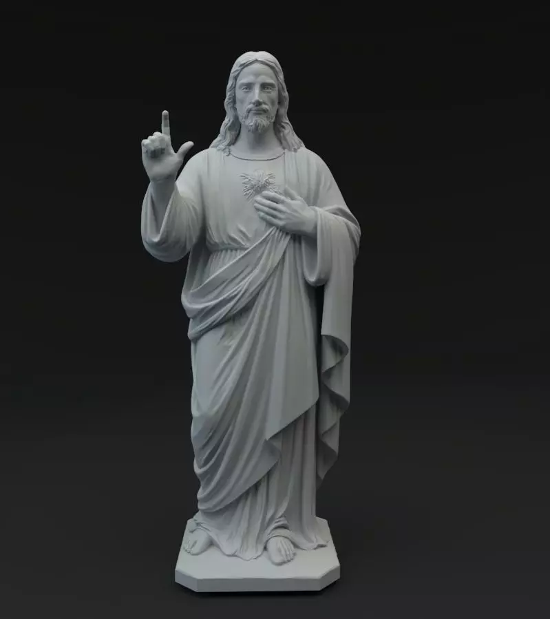 Jesus Christ in 3D 3D print model