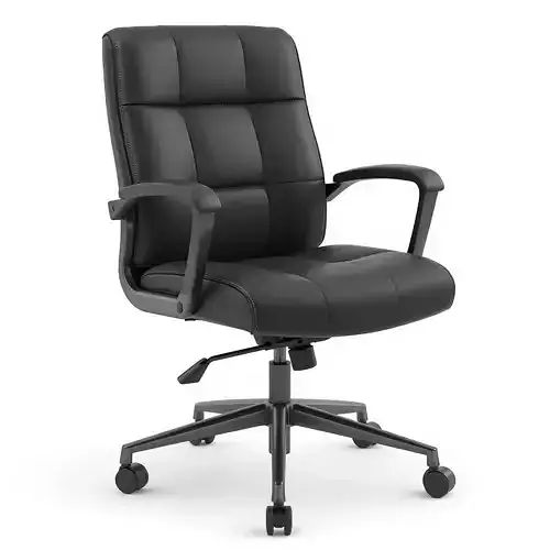 Modern Black Executive Office Chair 3D Model