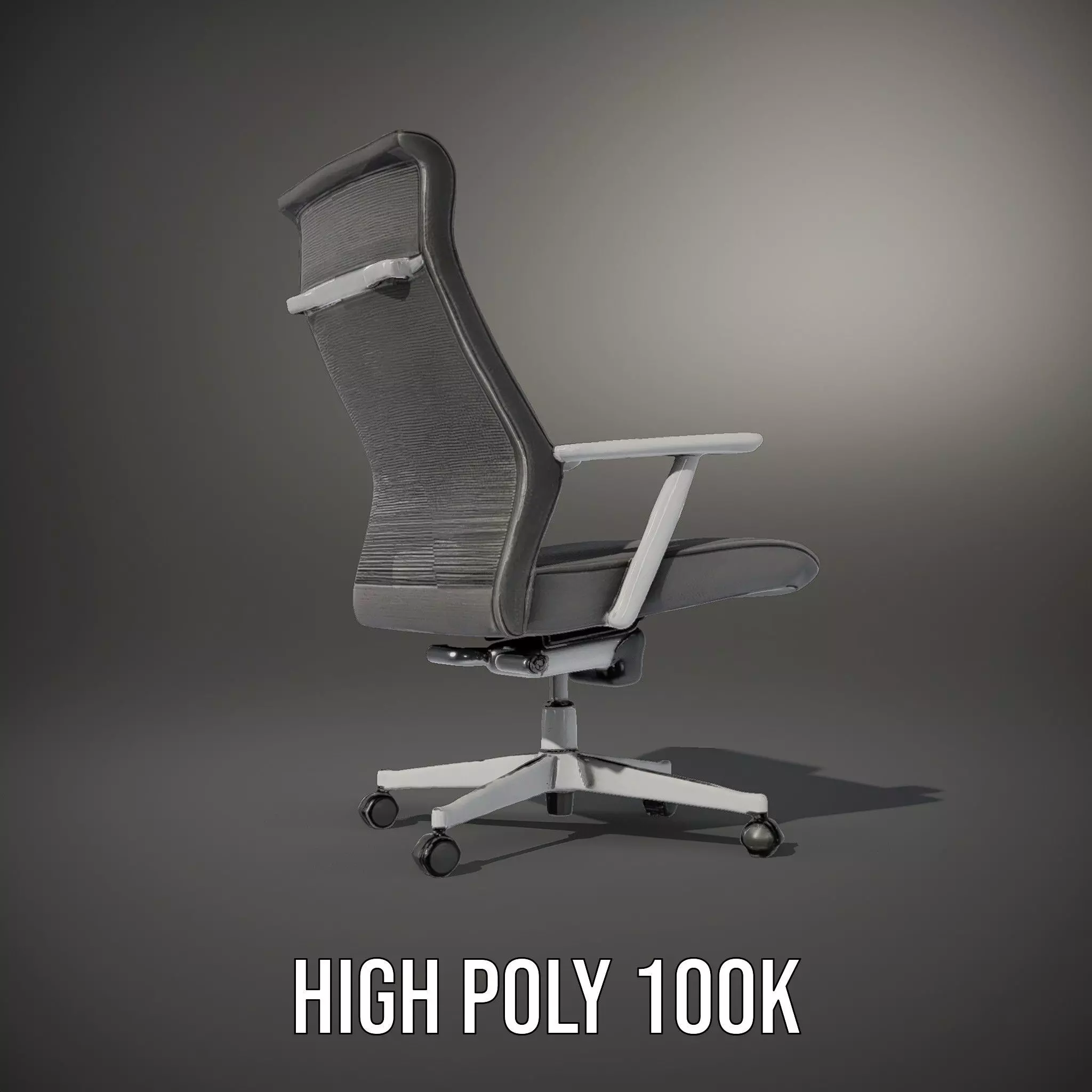 Ergonomic Mesh Office Chair model pack Low-poly 3D model_10