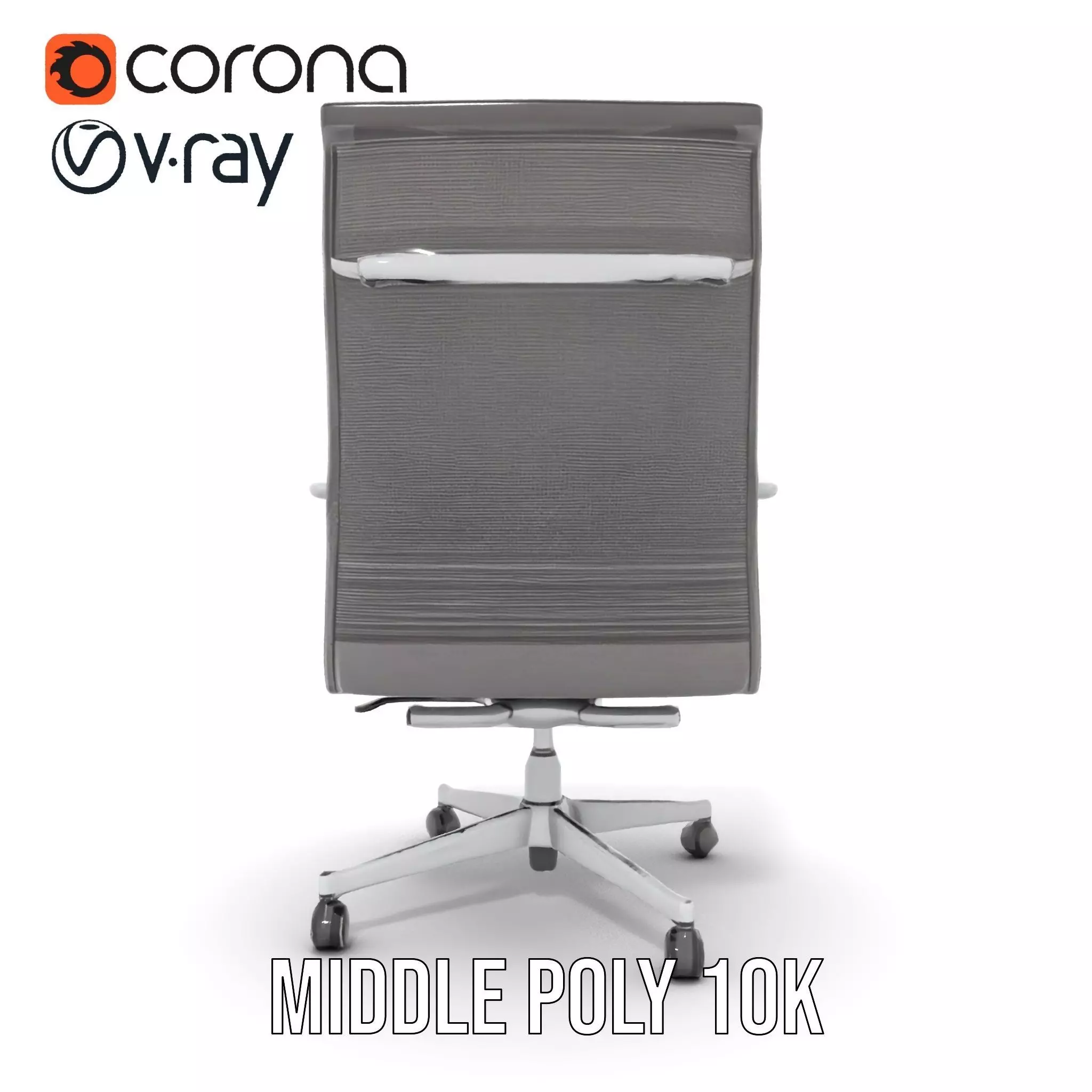 Ergonomic Mesh Office Chair model pack Low-poly 3D model_22