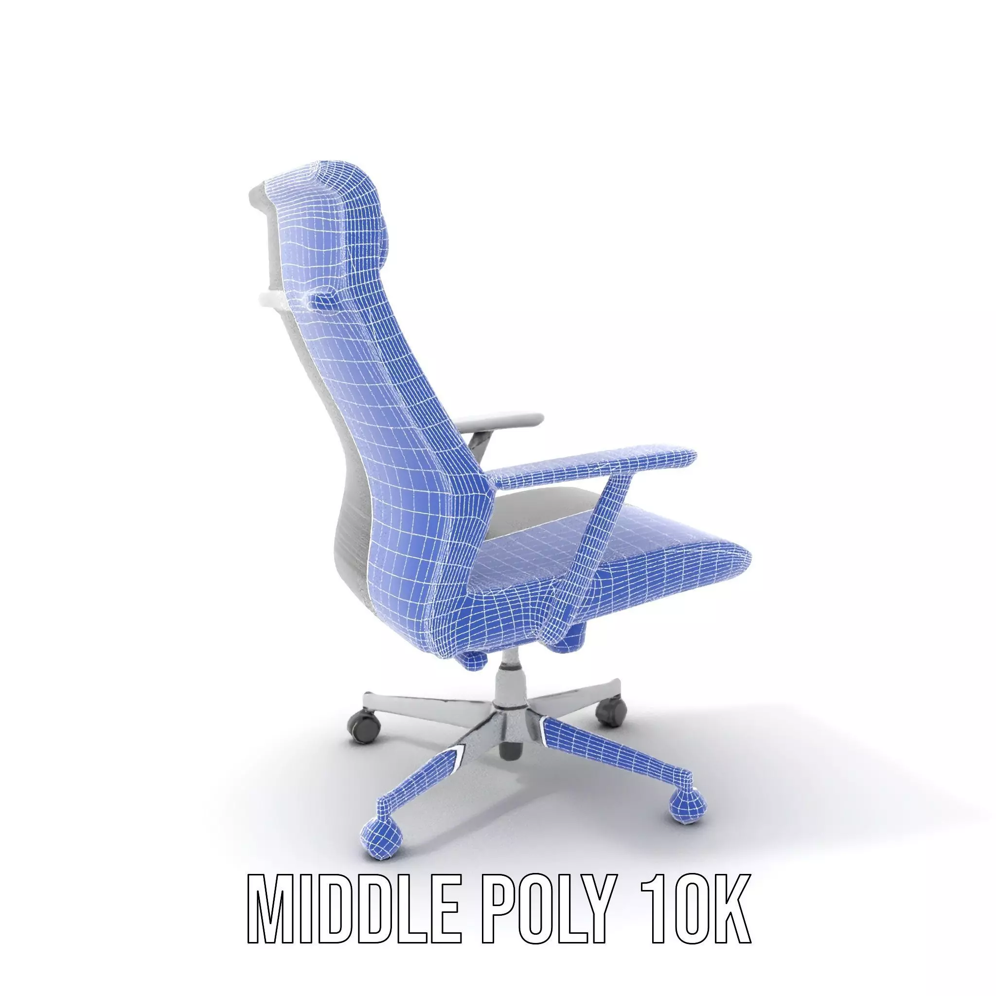Ergonomic Mesh Office Chair model pack Low-poly 3D model_5