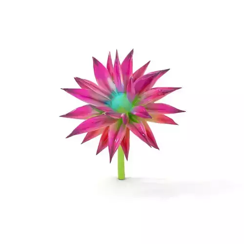 Radiant Bloom Flower model pack Low-poly 3D model