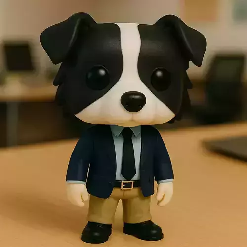 Border Collie Ejecutivo STL