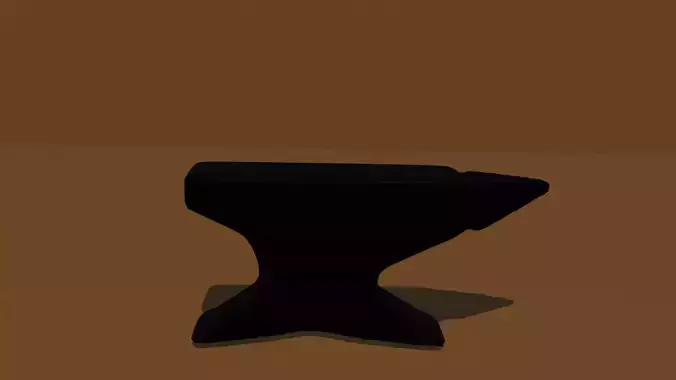 SIMPLE LOW POLY ANVIL