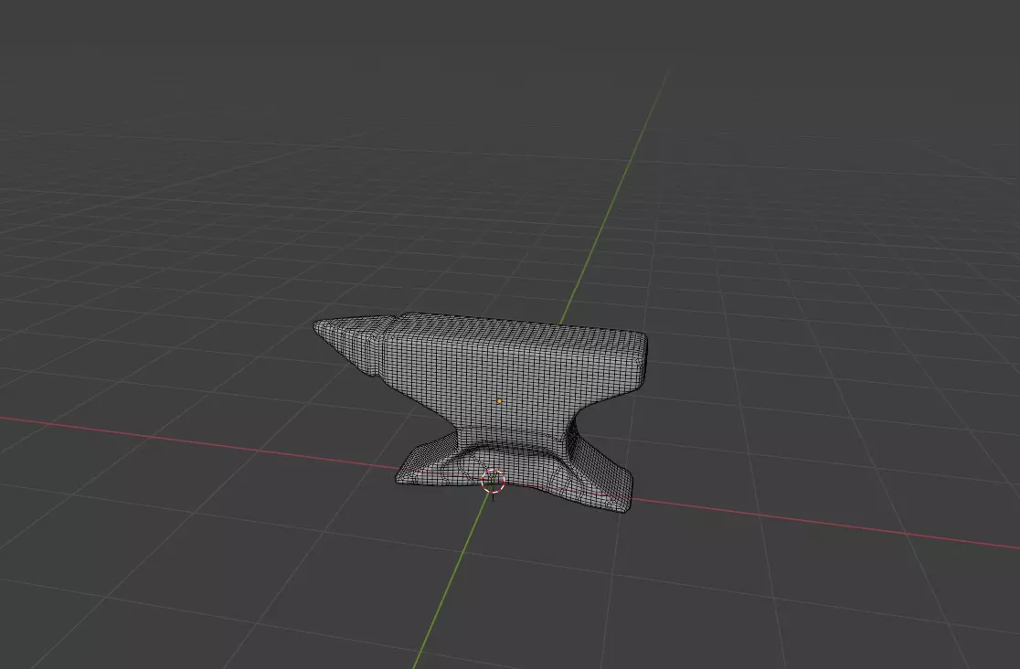 SIMPLE LOW POLY ANVIL Low-poly 3D model_4