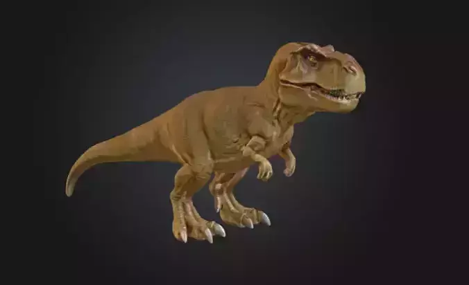 Realistic Tyrannosaurus Rex 3D Model PBR and STL 3D model