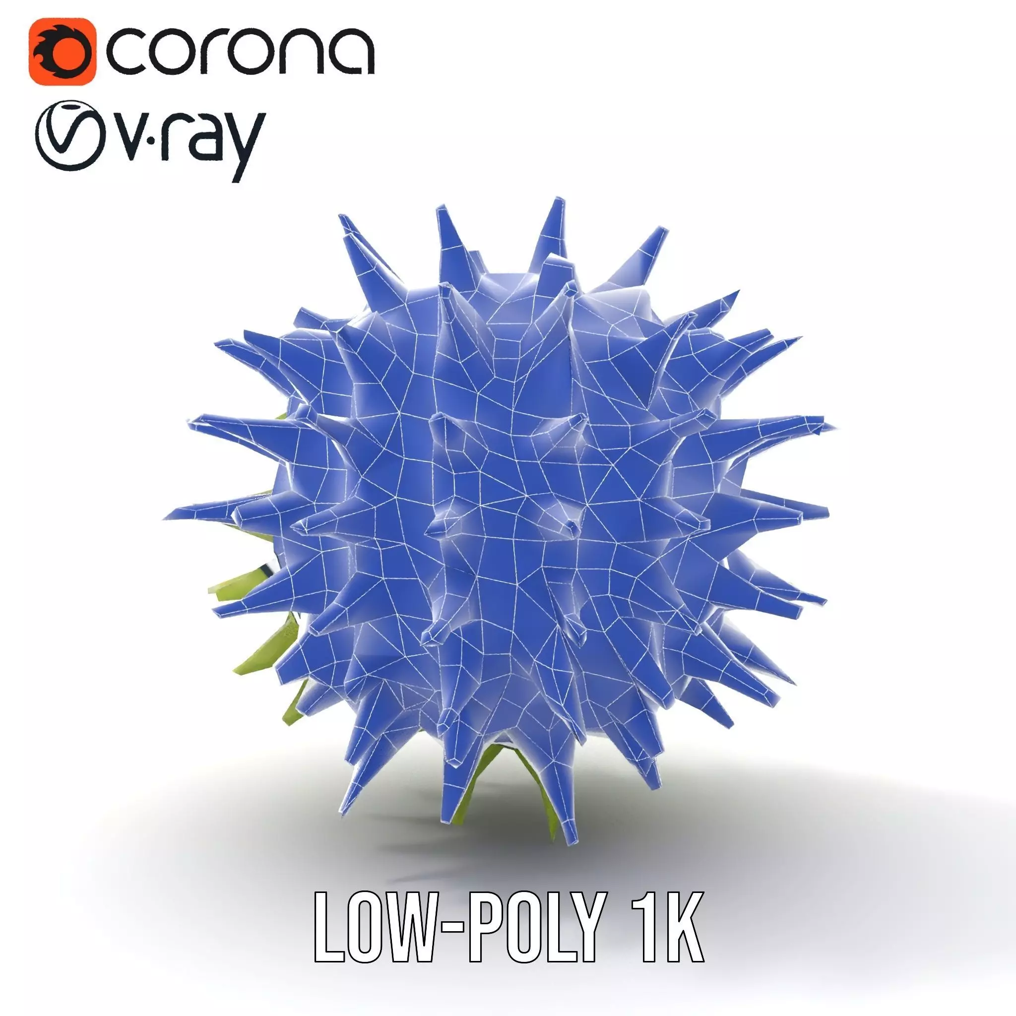 Spiked Sphere Organic model pack Texture_23