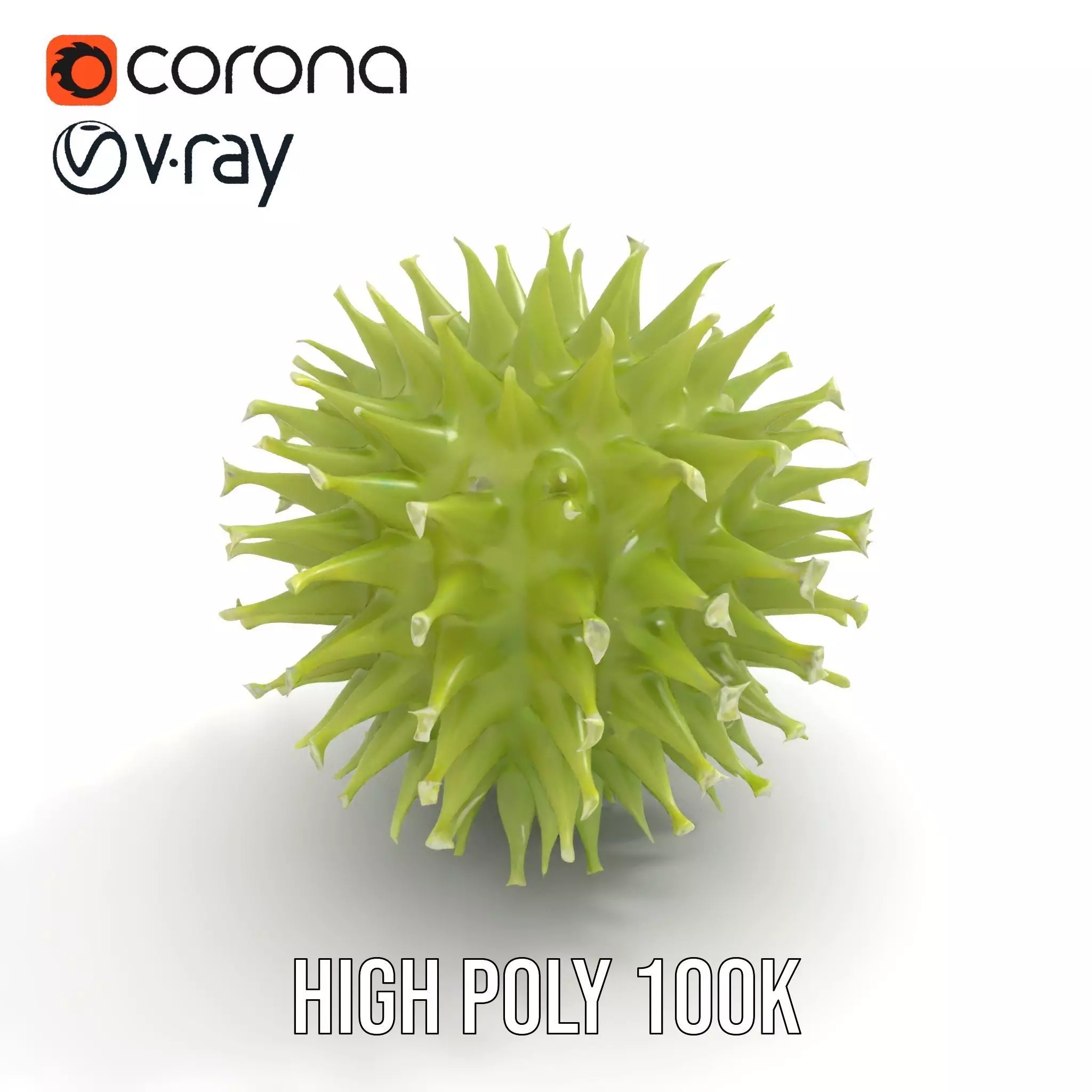 Spiked Sphere Organic model pack Texture_15