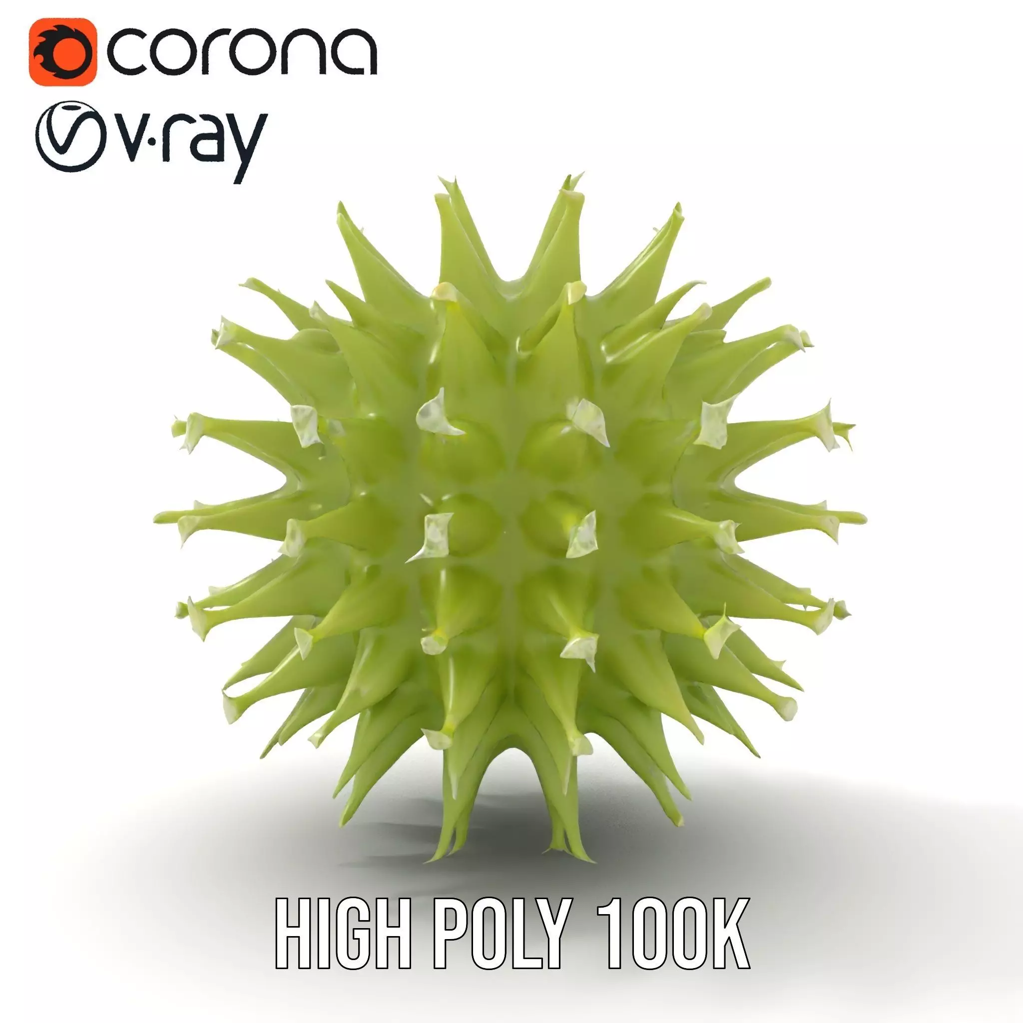 Spiked Sphere Organic model pack Texture_29