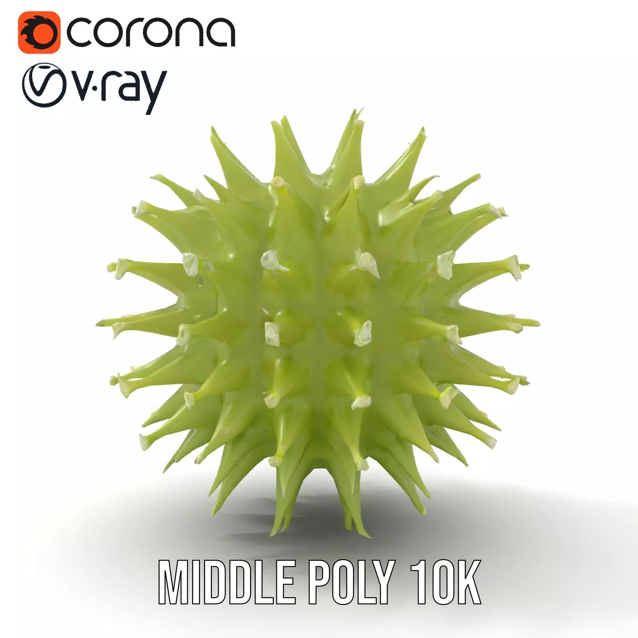 Spiked Sphere Organic model pack Texture_6