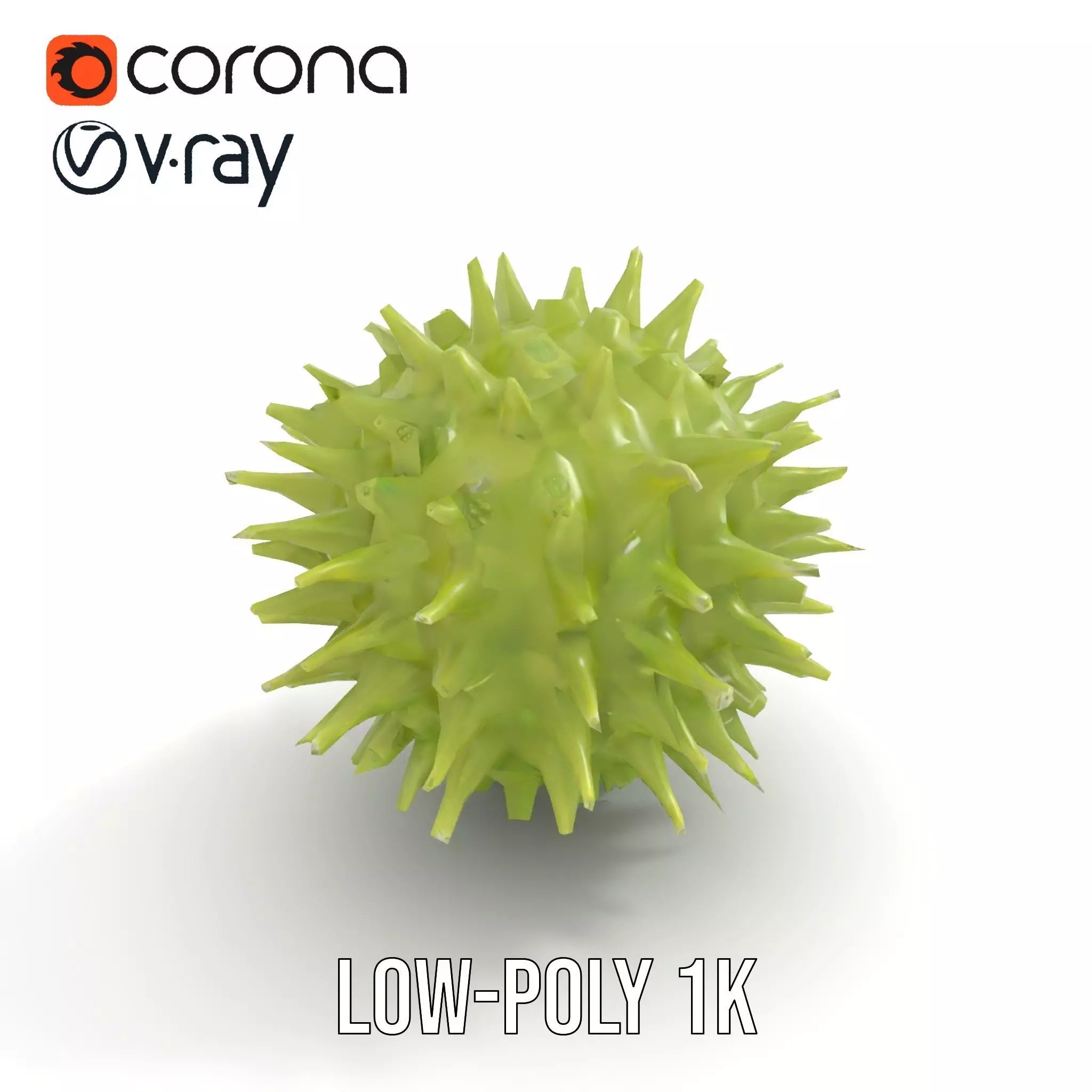 Spiked Sphere Organic model pack Texture_14