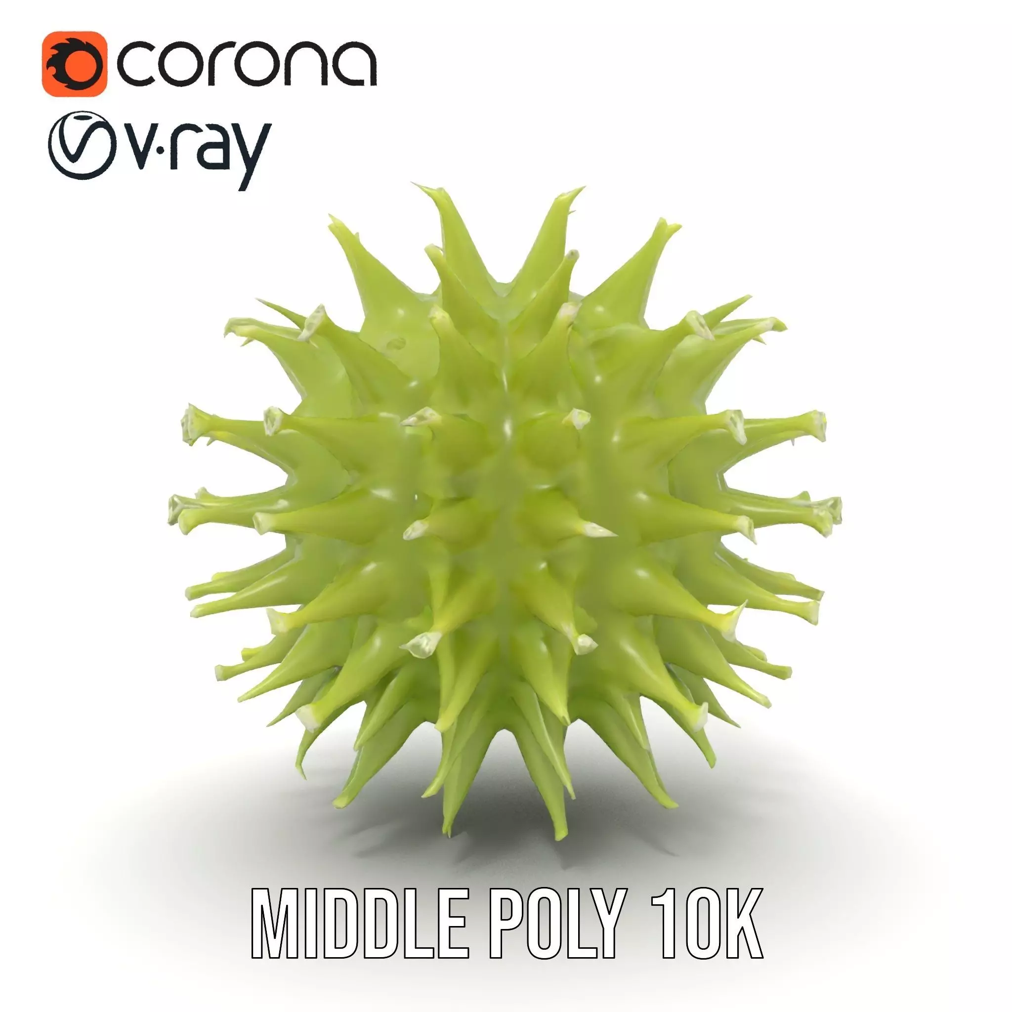 Spiked Sphere Organic model pack Texture_5