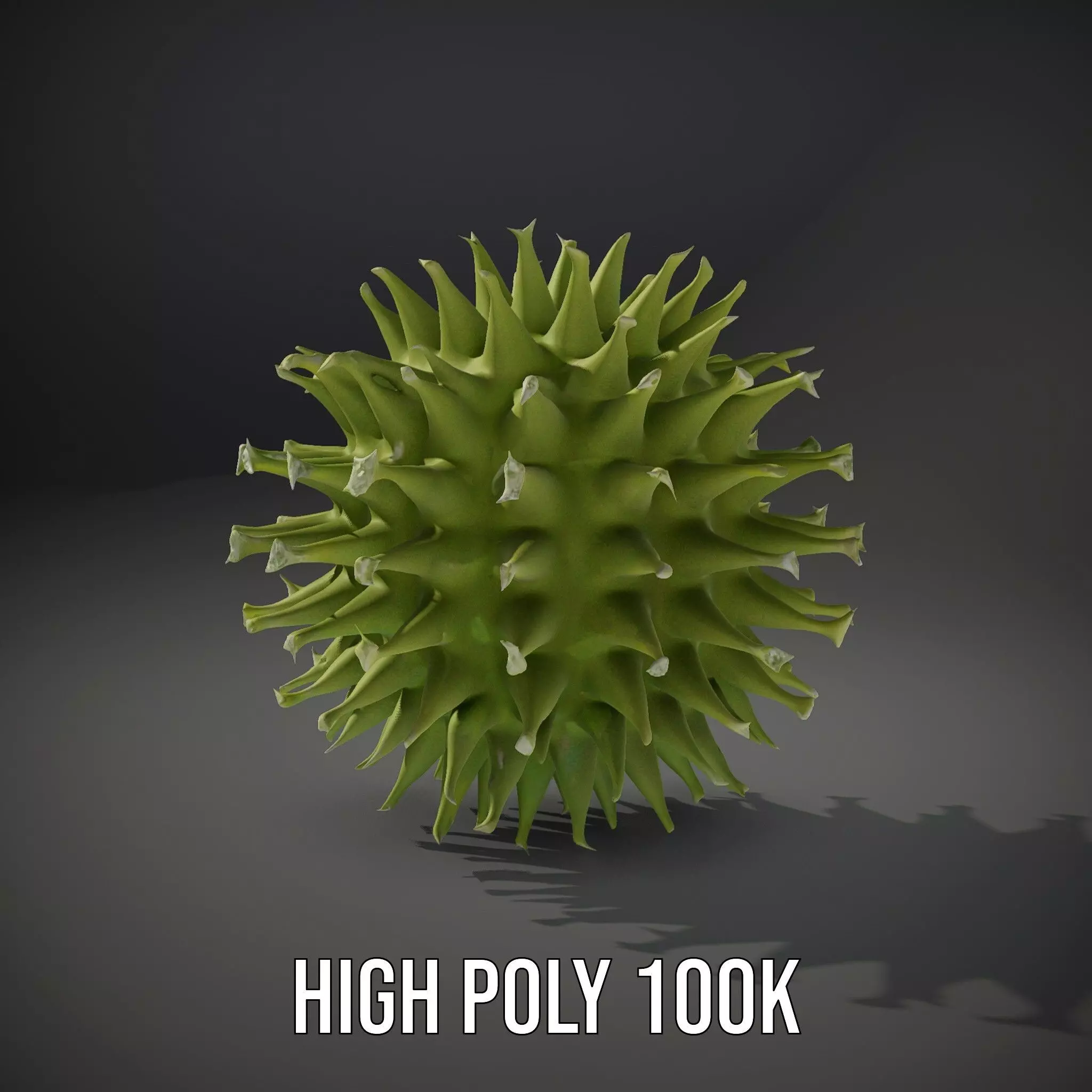 Spiked Sphere Organic model pack Texture_10