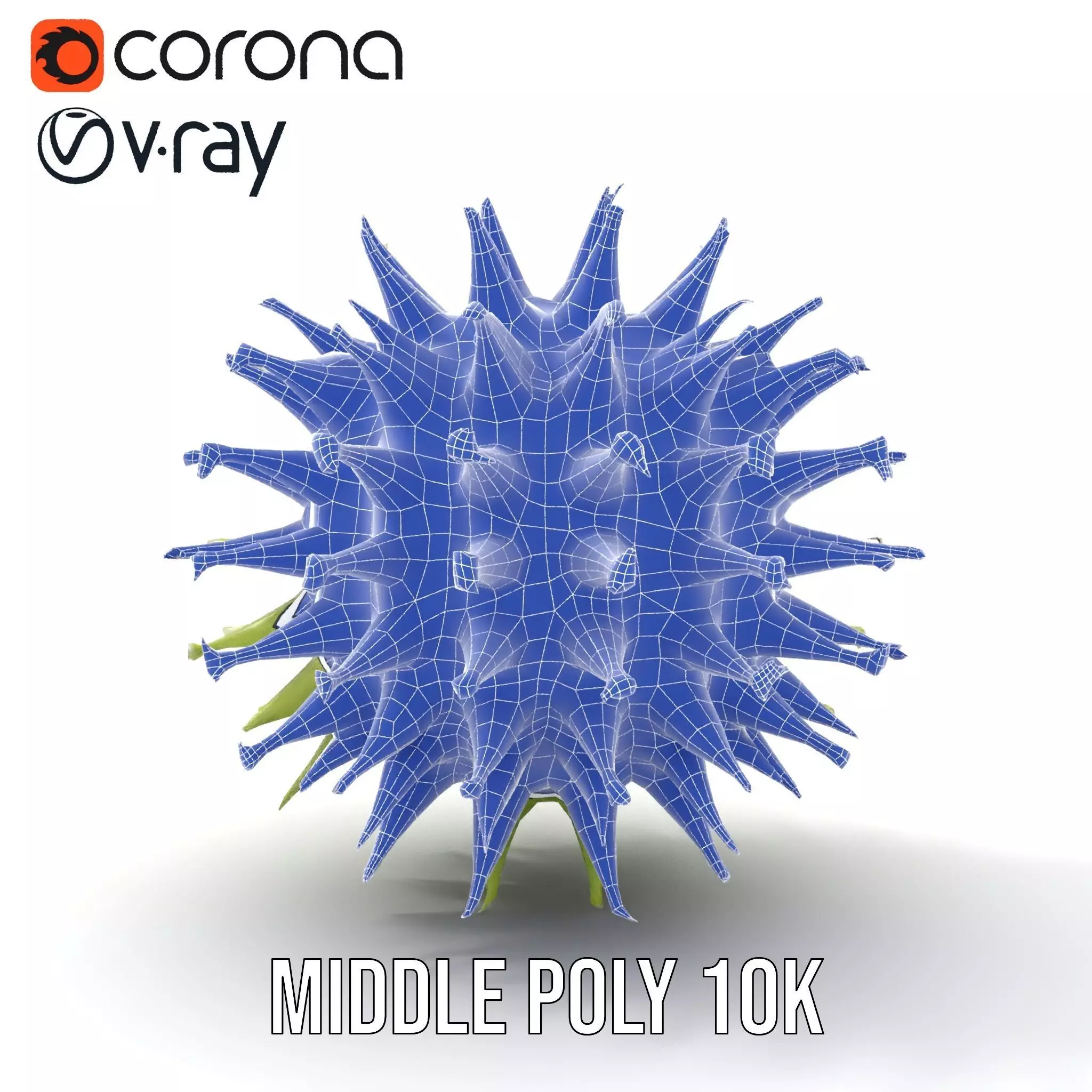 Spiked Sphere Organic model pack Texture_30