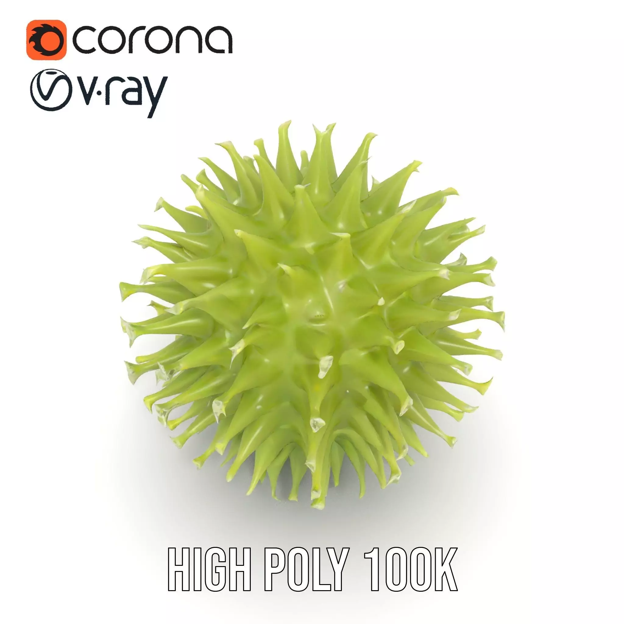 Spiked Sphere Organic model pack Texture_18