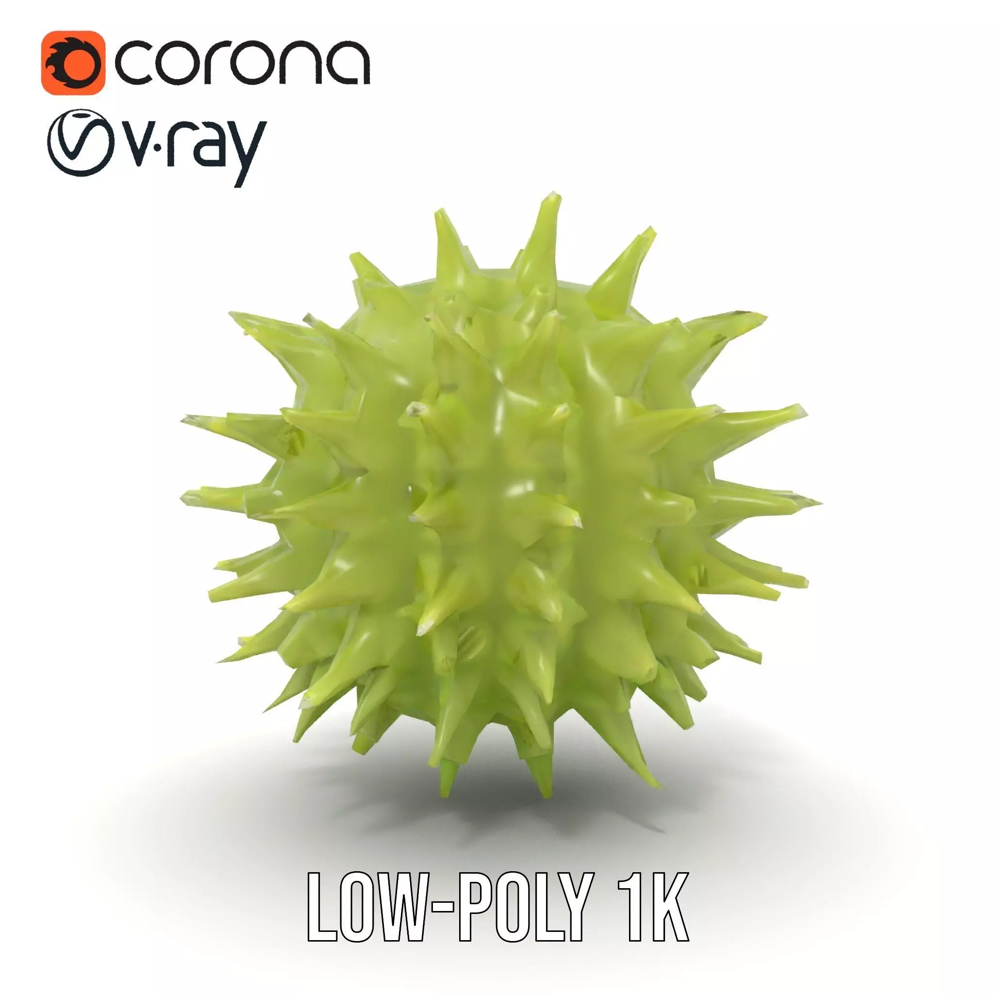 Spiked Sphere Organic model pack Texture_12