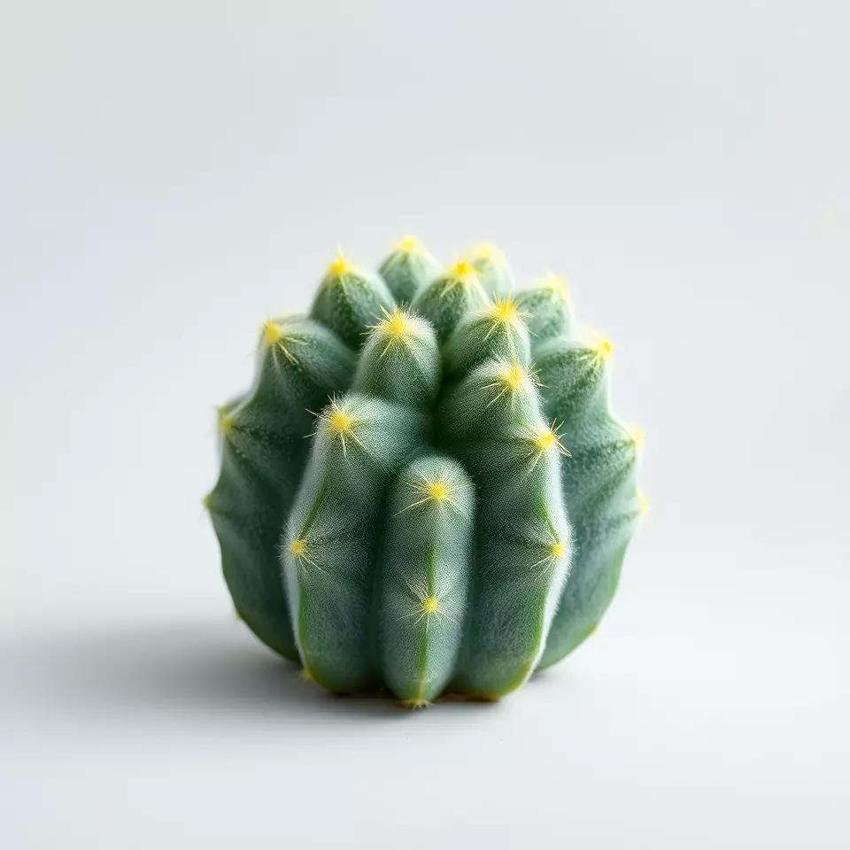 Round Green Cactus model pack Low-poly 3D model_2