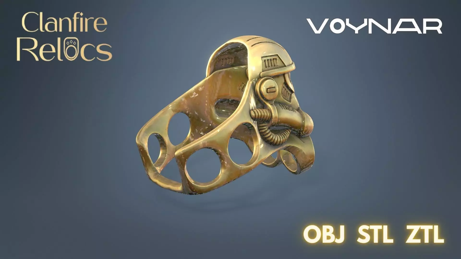  Voynar Ring  3D print model_3