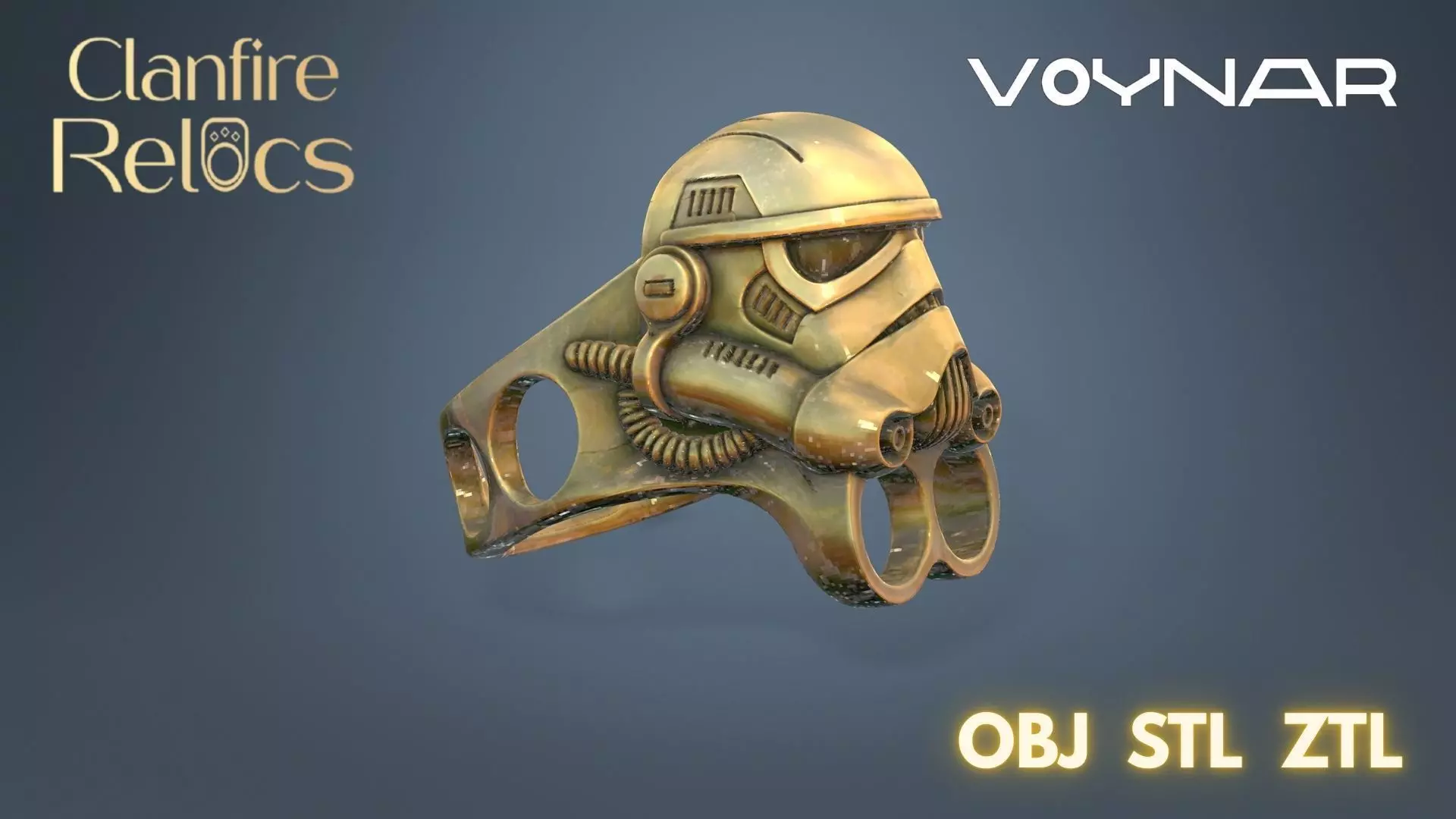  Voynar Ring  3D print model_4