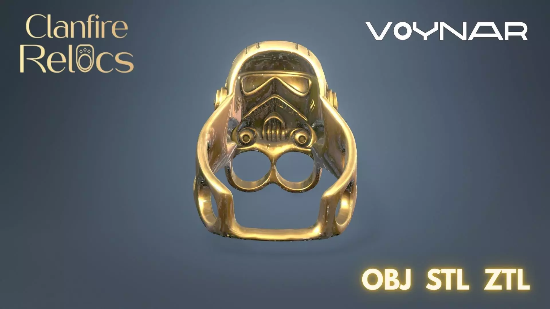  Voynar Ring  3D print model_6