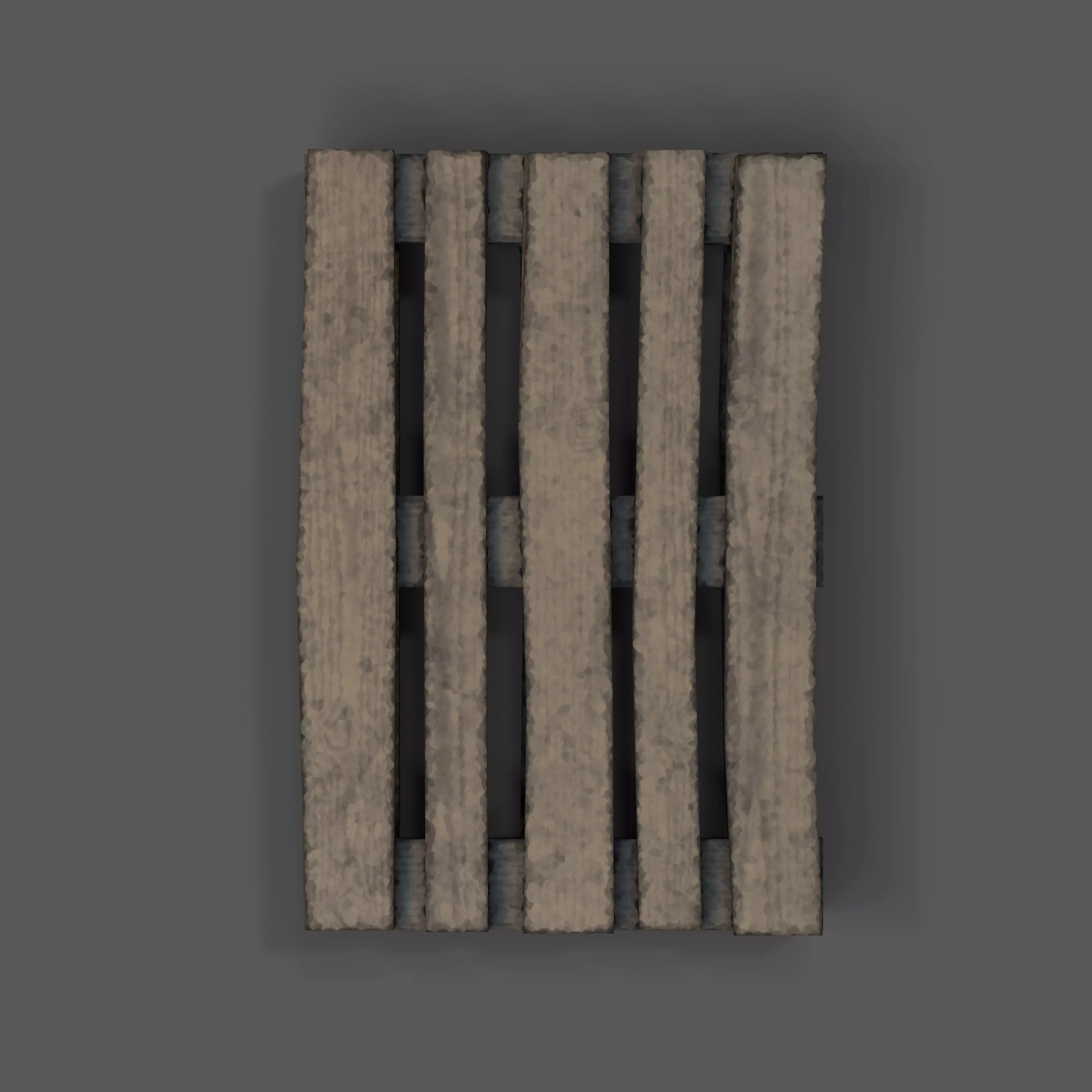 Stylized EURO Pallet - Game-Ready PBR Free low-poly 3D model_6