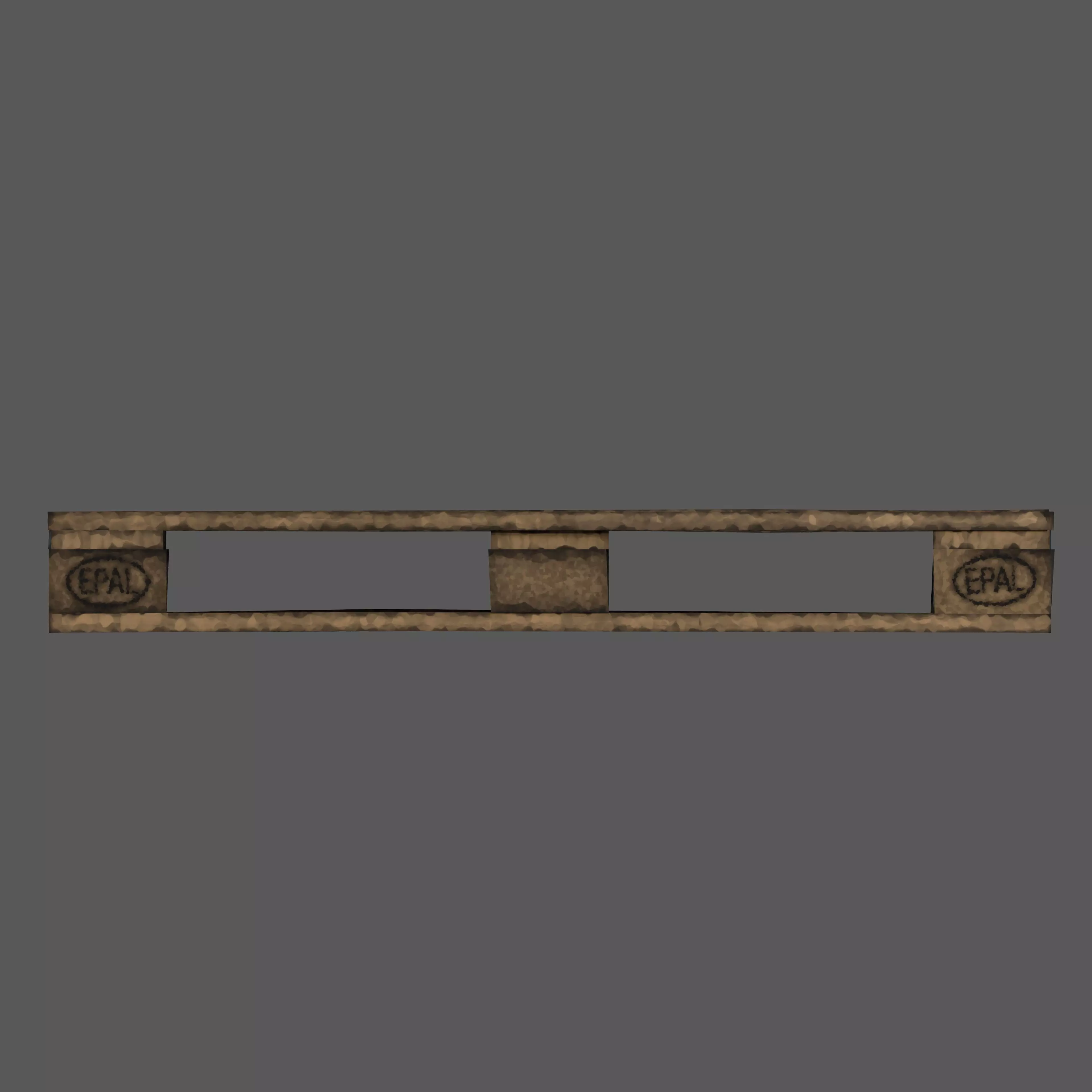 Stylized EURO Pallet - Game-Ready PBR Free low-poly 3D model_8