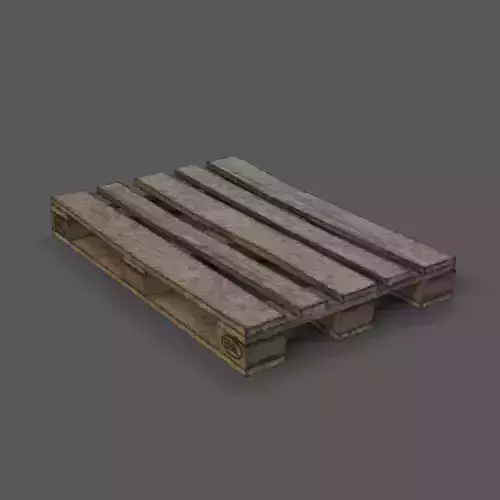 Stylized EURO Pallet - Game-Ready PBR