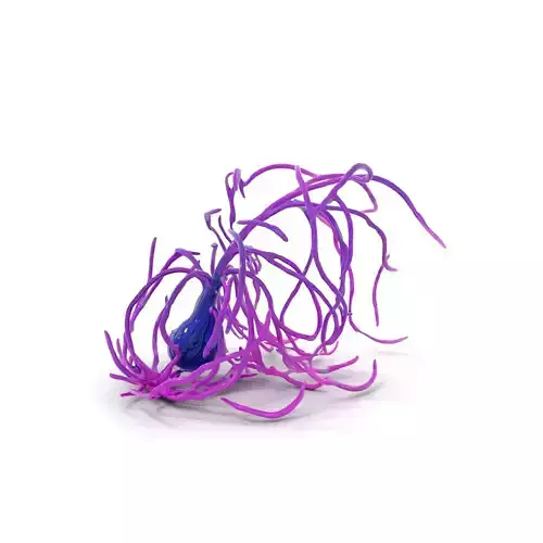 Vibrant Purple Tentacle model pack