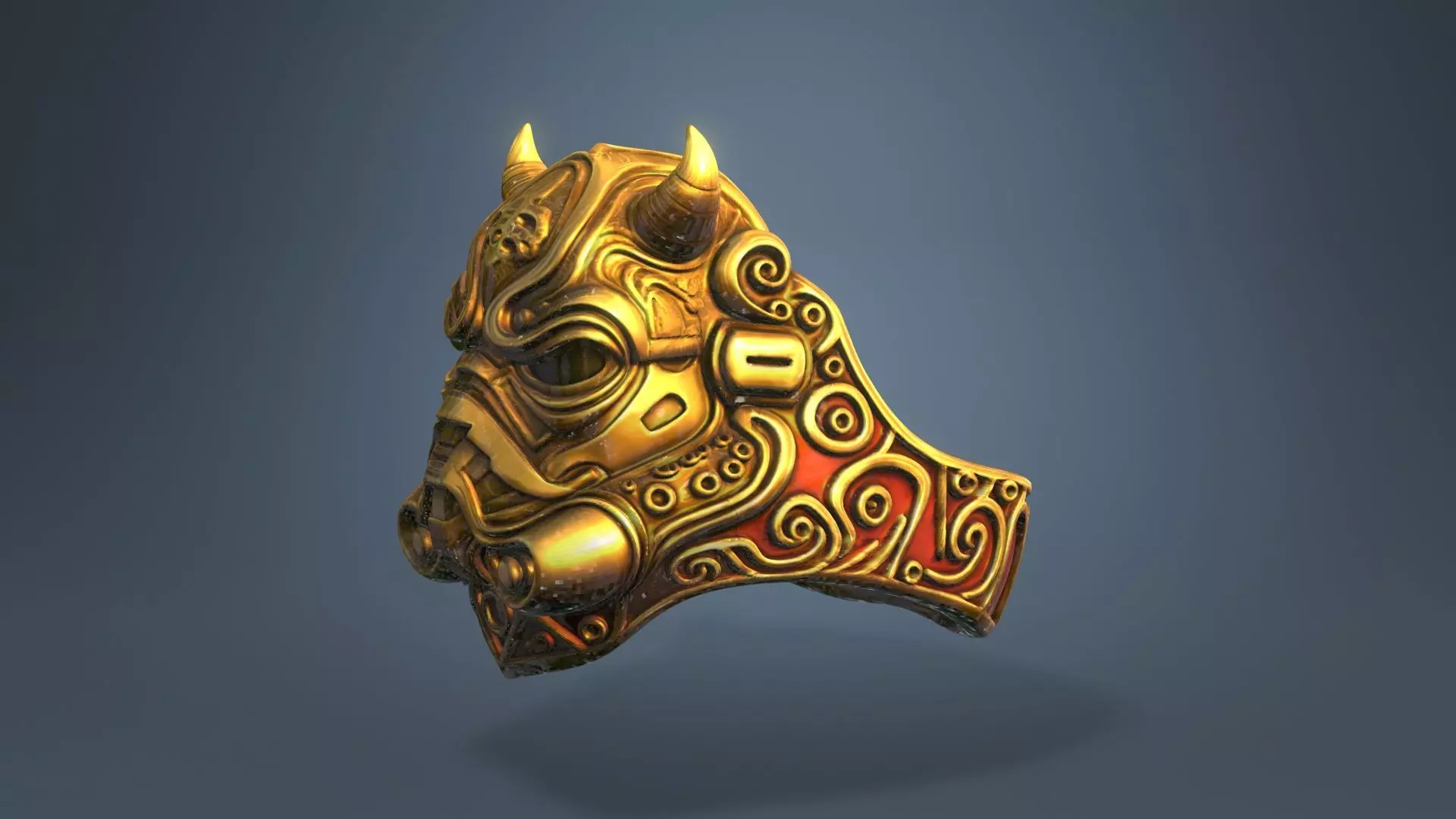 Ring Morvain  3D print model_0