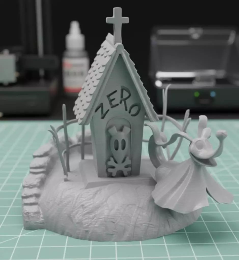 Zero Doghouse - Nightmare Before Christmas 3D 3D print model_3