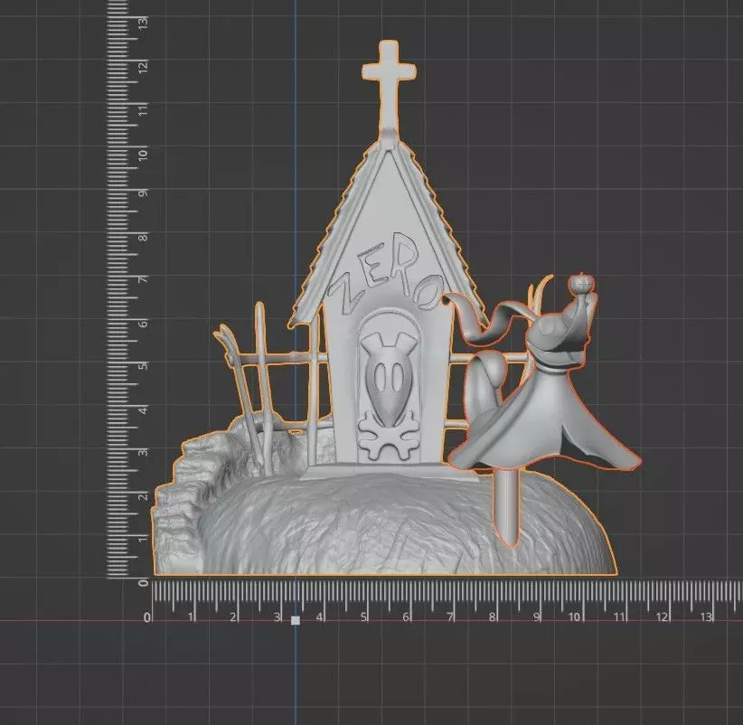 Zero Doghouse - Nightmare Before Christmas 3D 3D print model_2
