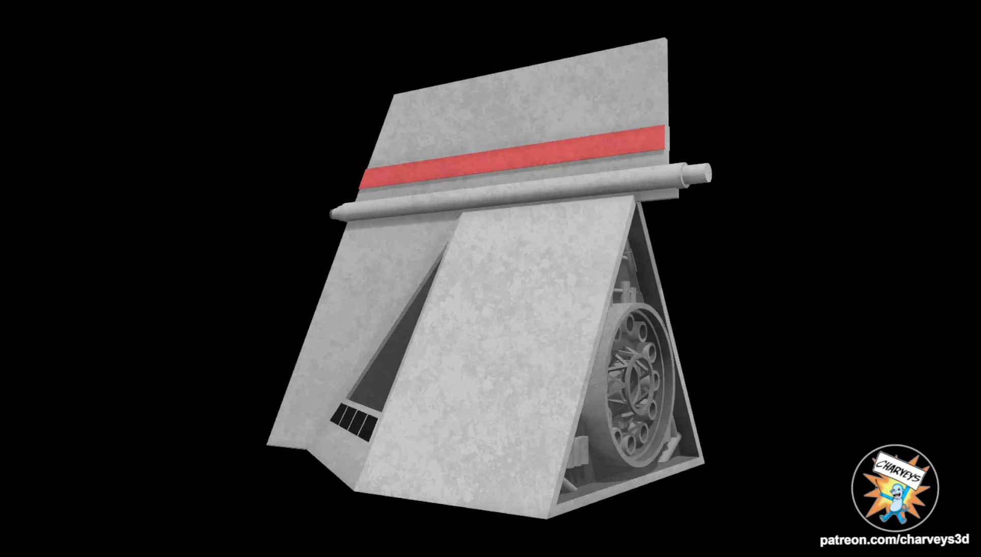 Star Wars Lars Garage Diorama for 4 and 6 inch figures 3D print model_9