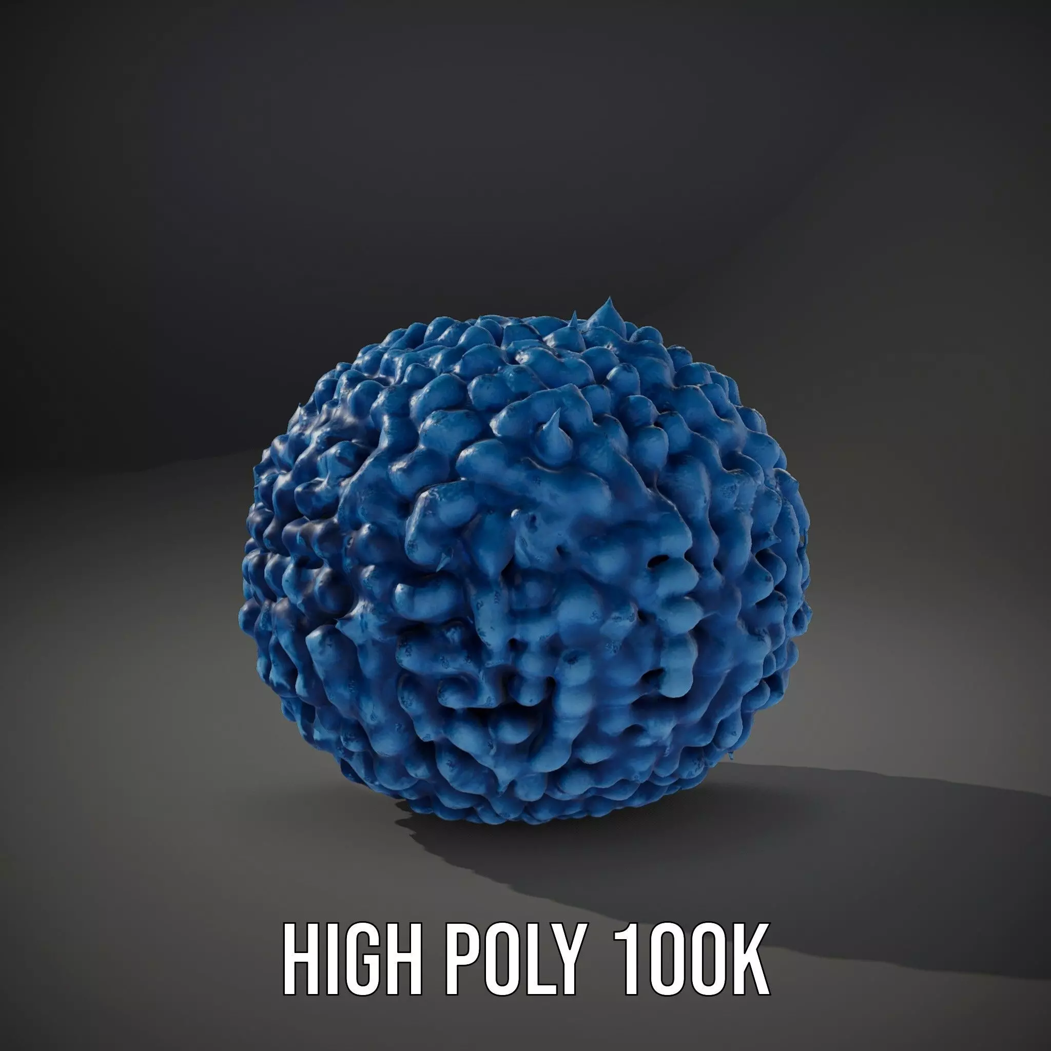 Azure Coral Sphere model pack Low-poly 3D model_8