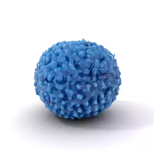 Azure Coral Sphere model pack Low-poly 3D model