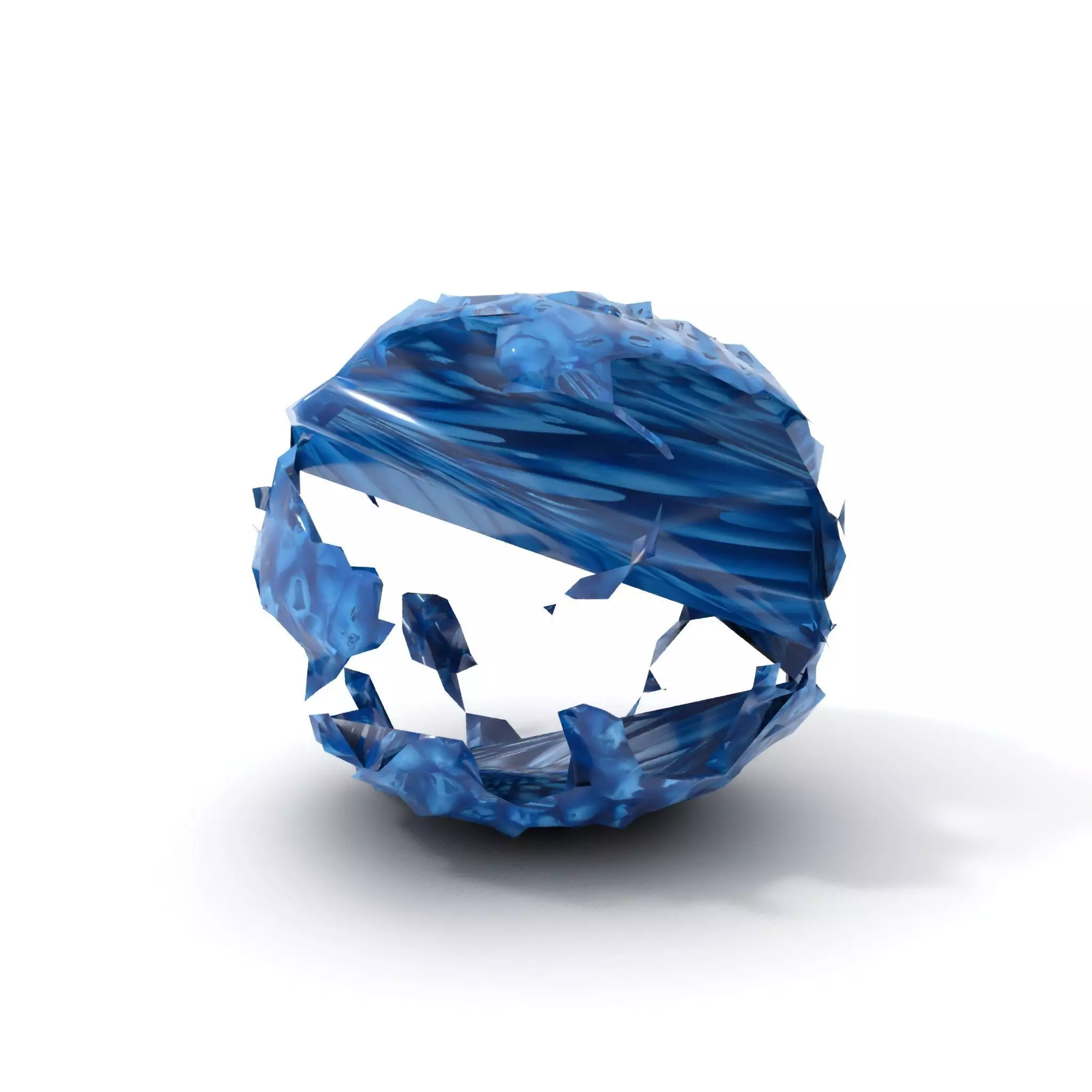 Azure Coral Sphere model pack Low-poly 3D model_16