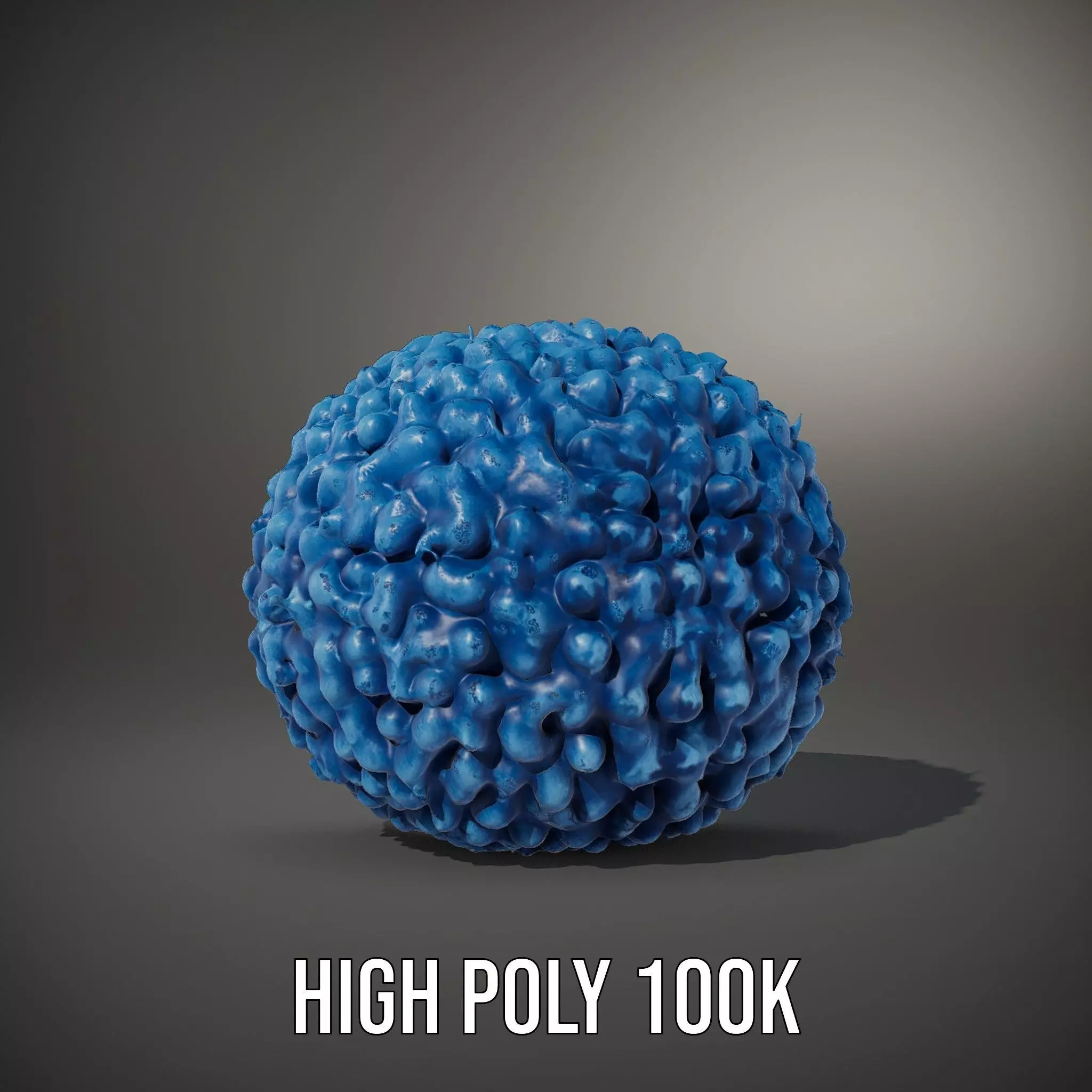 Azure Coral Sphere model pack Low-poly 3D model_10