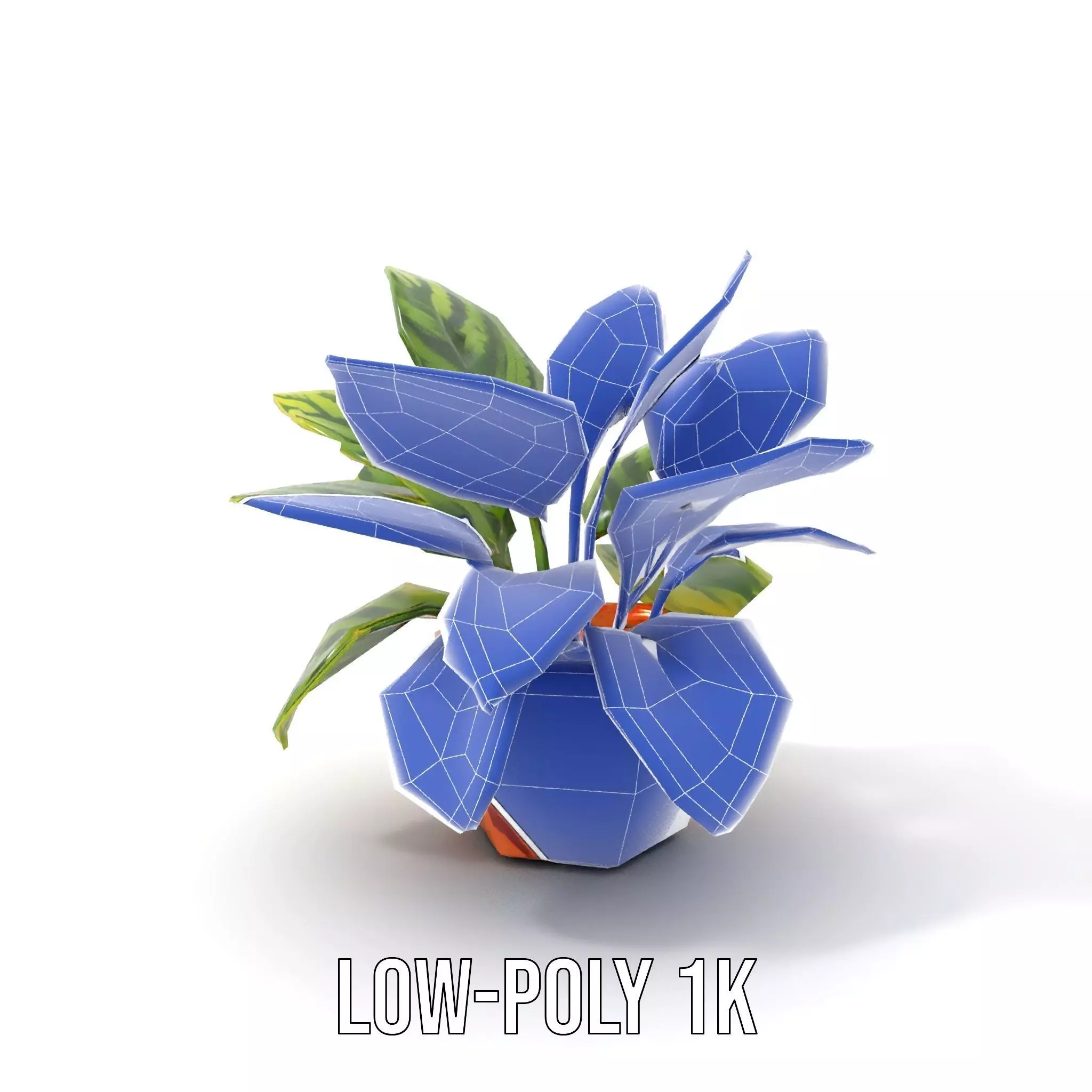 Vibrant Plant Pot model pack Low-poly 3D model_22
