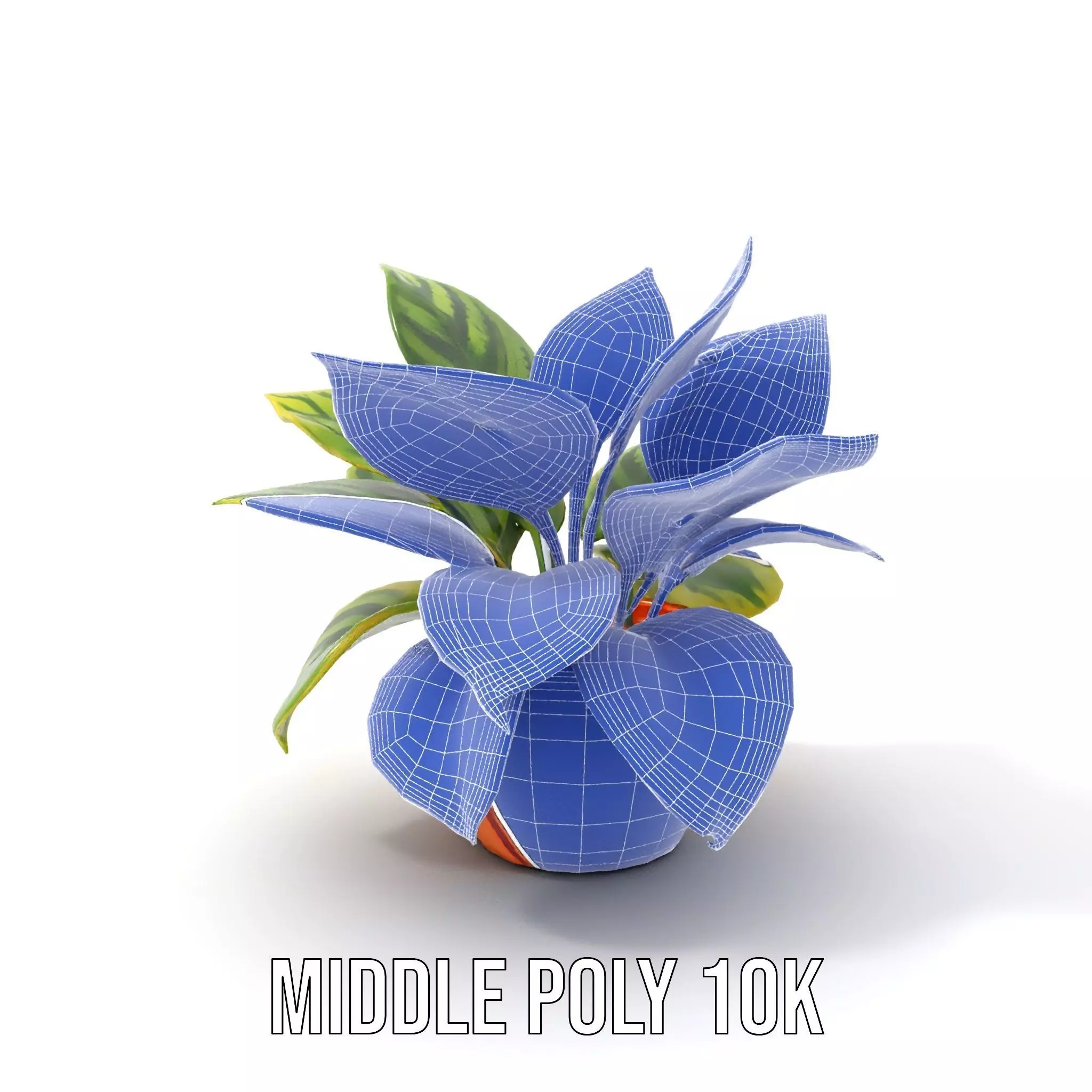 Vibrant Plant Pot model pack Low-poly 3D model_15