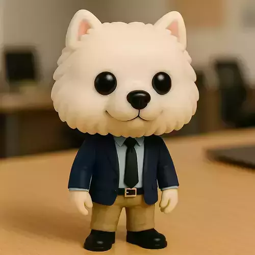 Samoyedo Ejecutivo STL