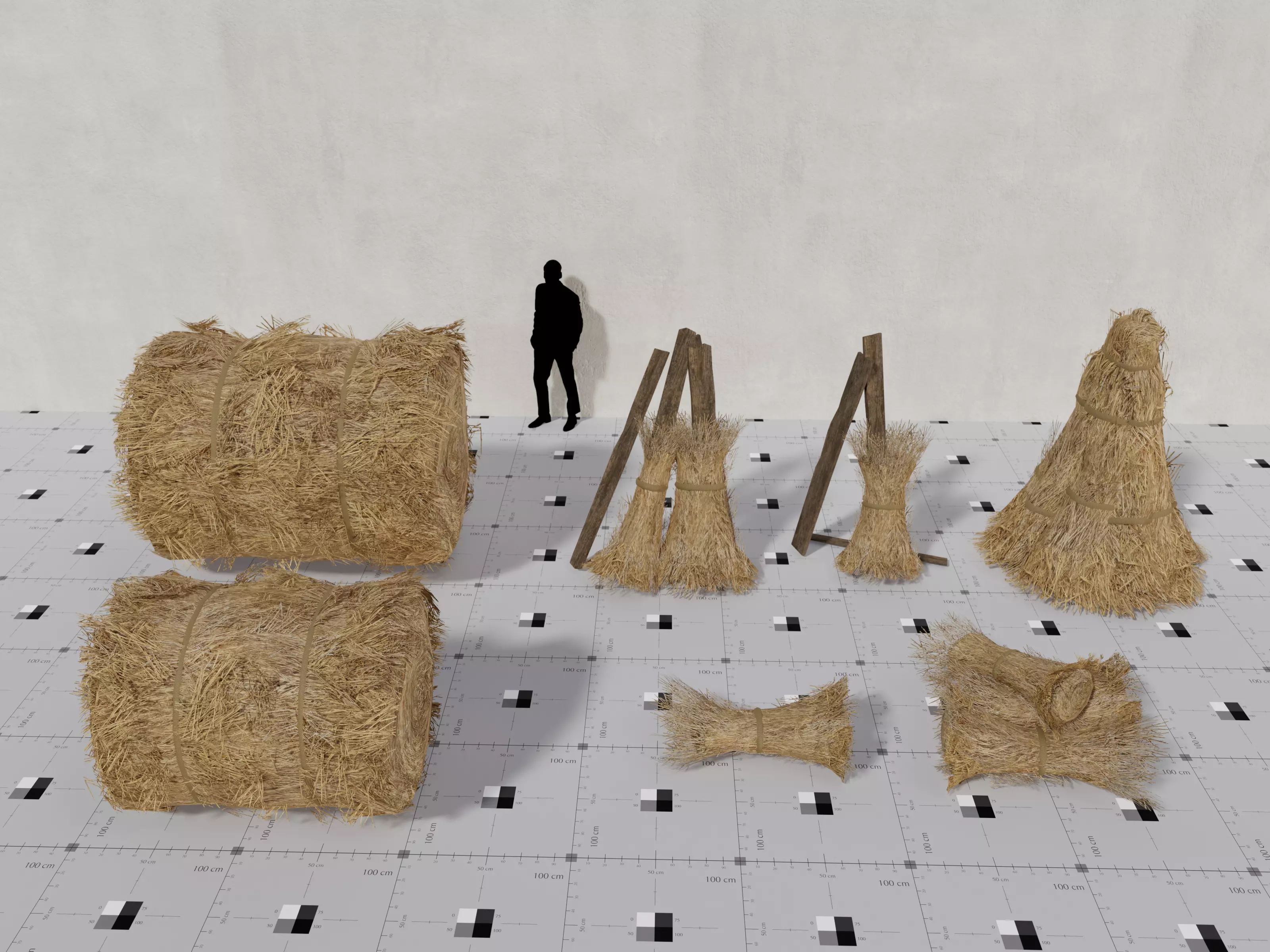 Hay and Haystacks - Volume 2 Low-poly 3D model_2