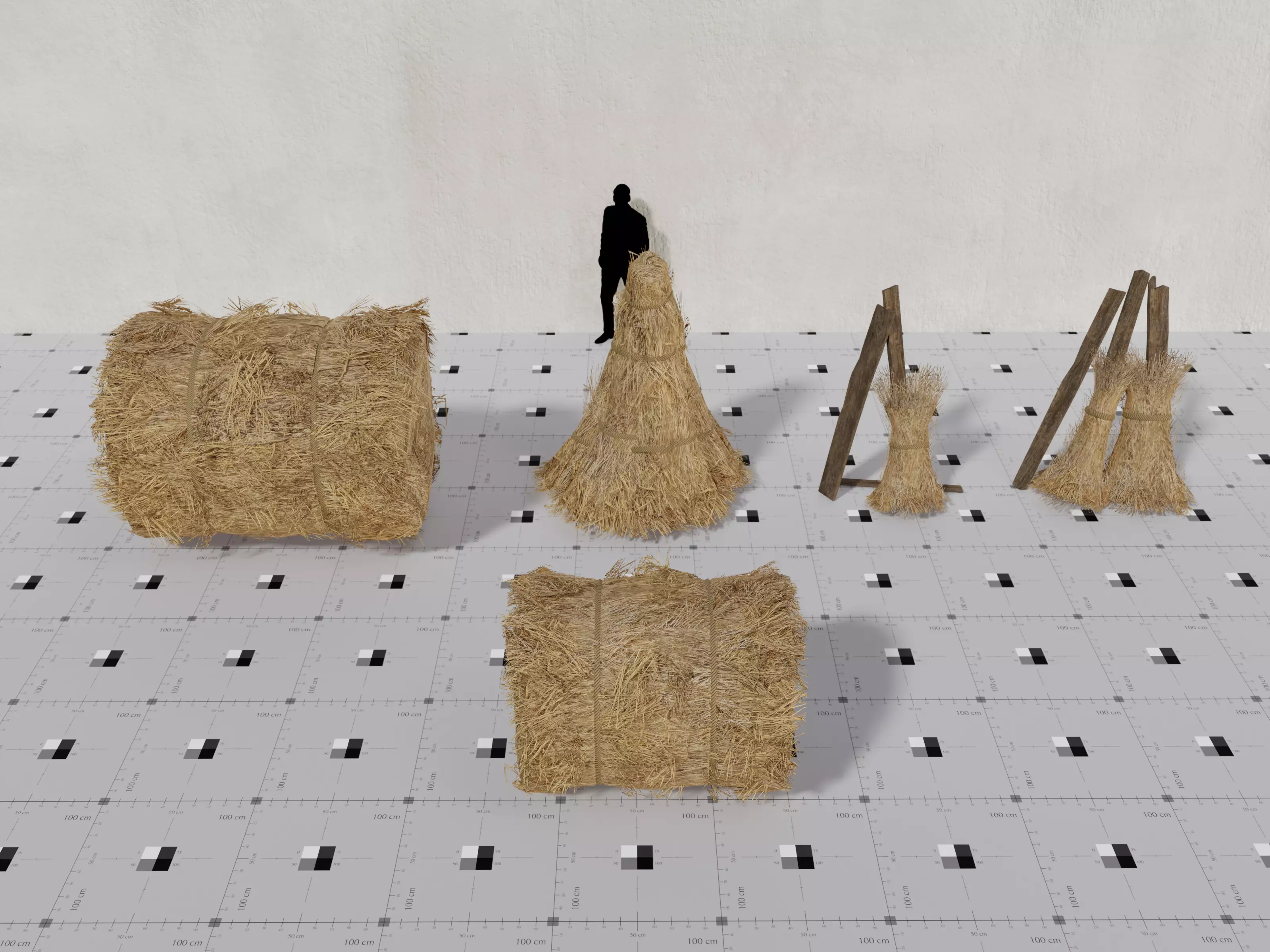 Hay and Haystacks - Volume 2 Low-poly 3D model_16