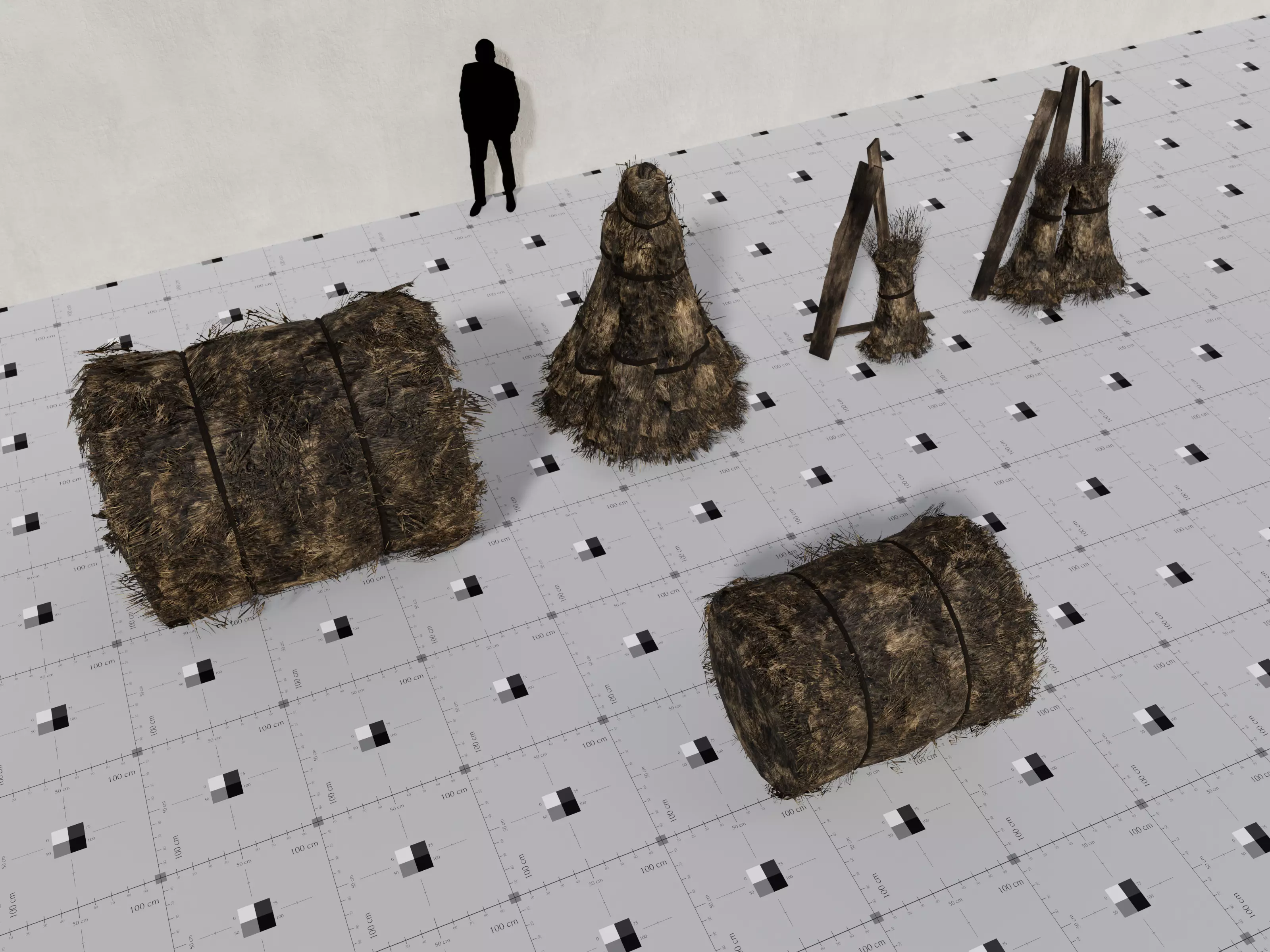 Hay and Haystacks - Volume 2 Low-poly 3D model_20