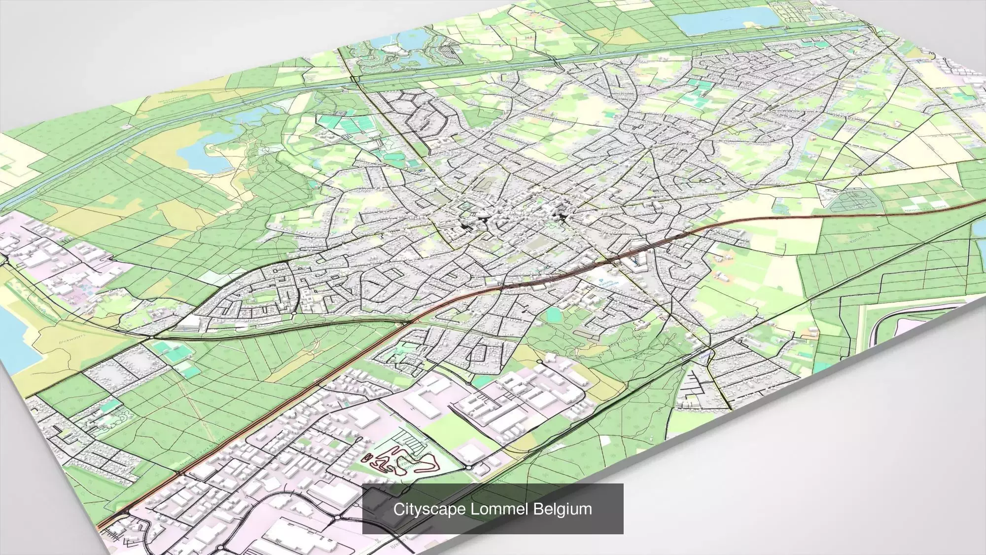 5 cities of Belgium 3D Model Collection_10