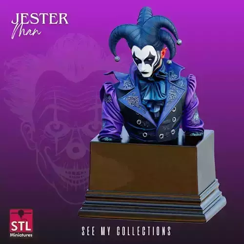 Jester STL 19th Century Stylized